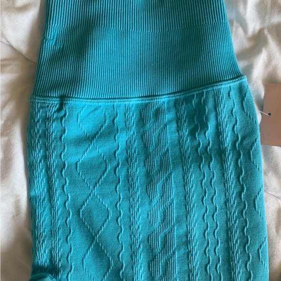 JOYLAB Textured Bright Blue Leggings NWT SIZE 7/8L - Picture 6 of 7